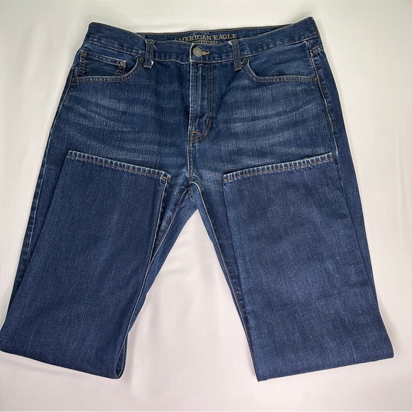 American Eagle Outfitters Other - American Eagle Outfitters Men's Dark Blue Straight Jeans 36W X 32L